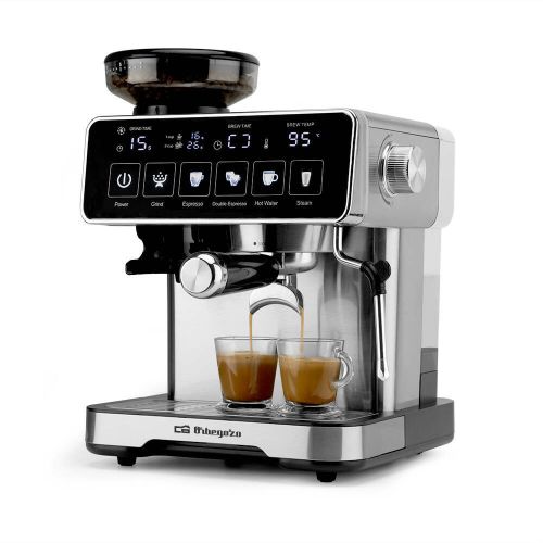 Cafetera Orbegozo Semiautomática 20 Bares con Molinillo Integrado EX8000