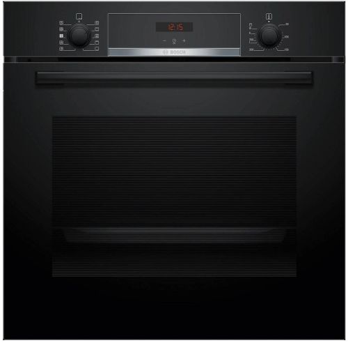 Horno Multifunción BOSCH con Vapor Añadido AirFry Cristal Negro HQA534EB3