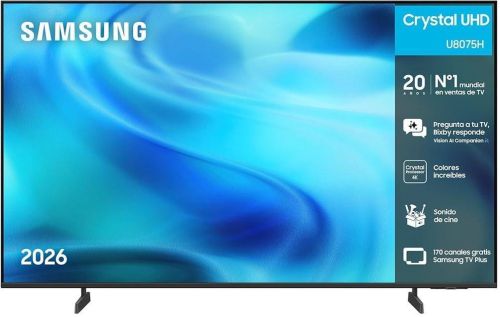 Televisor 43" Samsung Crystal UHD 4K Smart TV TU43U8075H