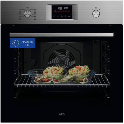 Horno Multifunción AEG Pirolítico Inox Antihuellas A++ GU5PB43FSM