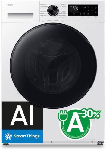 Lavadora Secadora Samsung AI EcoBubble Vapor Blanca WD90HG5U34BEEC