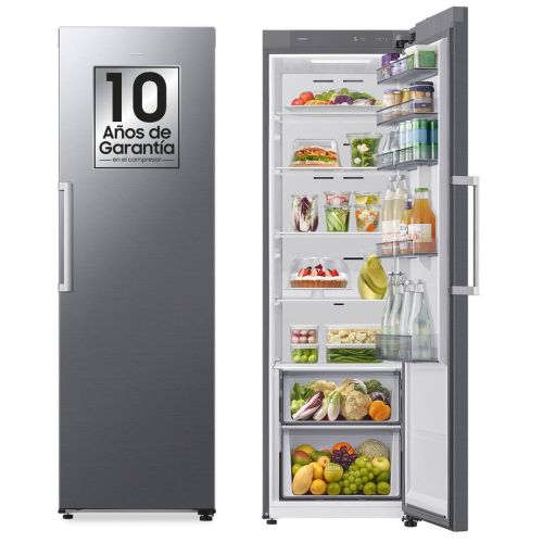 Frigorífico de 1 Puerta Samsung RR40H39GETEF 387L No Frost Inox Clase E