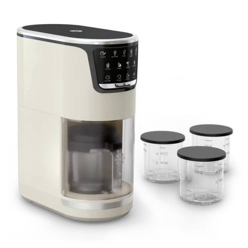 Heladera Moulinex 1,4L 600W con 9 Programas de Postres MJ602AF0