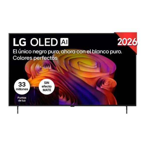 Televisor 55" LG OLED 4K 120 Hz con Procesador α8 AI OLED55B6ELC