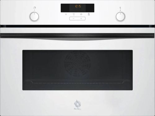 Horno Compacto Balay Cristal Negro con Microondas 45 cm 3CW5179B3