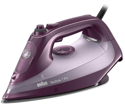 Plancha de Vapor Braun 3100W con Suela Cerámica y Vapor Vertical SI7181VI