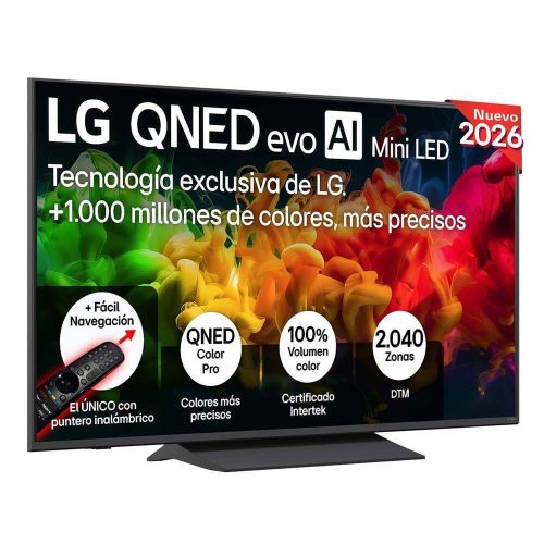 Televisor 55" LG 55QNED8EB3B QNED evo MiniLED 4K con IA
