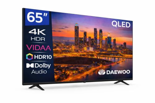 Televisor 65" Daewoo QLED 4K Smart TV VIDAA con HDR10 65VB56QV