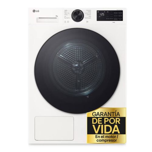 Secadora Bomba de Calor LG RHX5009TLB 9 Kg Dual Inverter con AI Dry