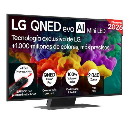 Televisor 50" LG 50QNED87B6A QNED evo MiniLED 4K con IA