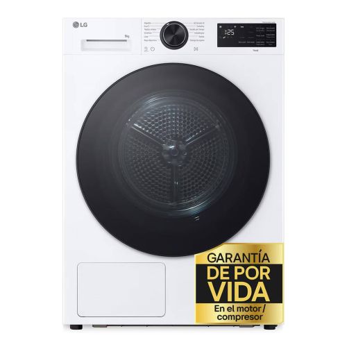 Secadora Bomba de Calor LG RHX5008TLB 8 Kg Dual Inverter AI Dry