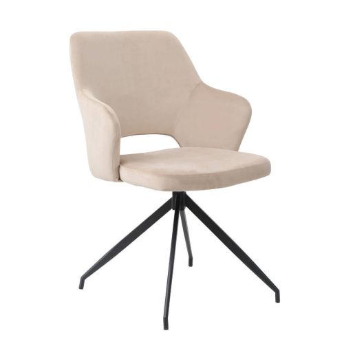 Silla de Comedor Giratoria con Reposabrazos KEMDAL