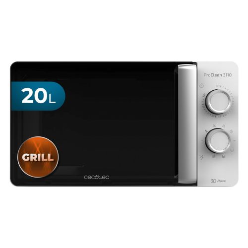 Microondas Cecotec 01523 PROCLEAN 3110 20 L con Grill y 700 W