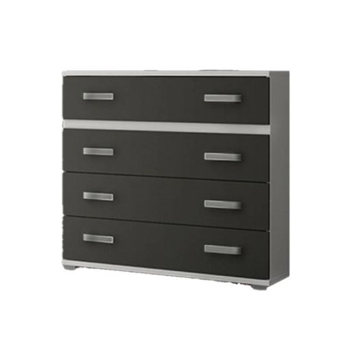 Cómoda con 4 Cajones en color Grafito CABRA