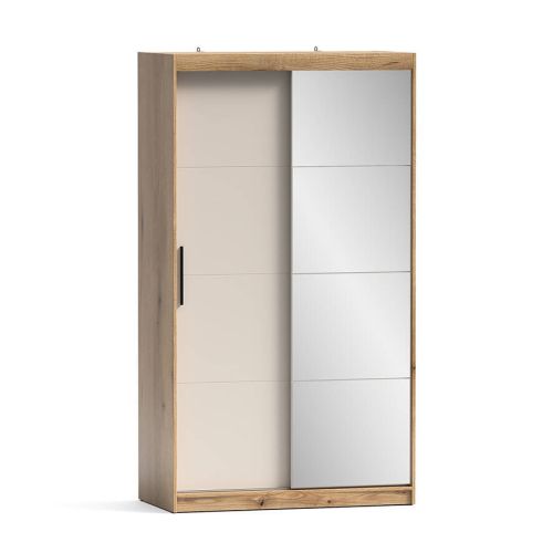 Armario de Puertas Correderas con Espejo 120 cm INOVA