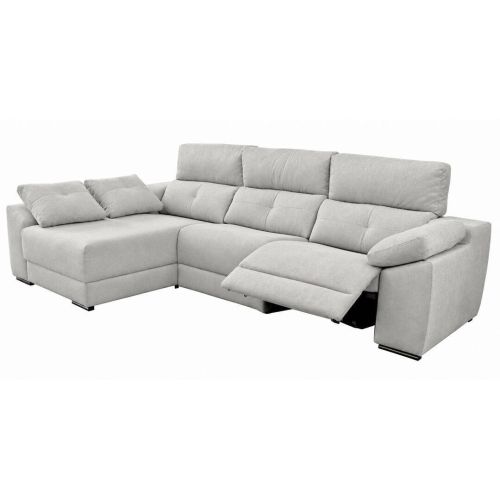 Chaise Longue Relax Eléctrico Tapizado en Tela Izquierda MÁXIMO