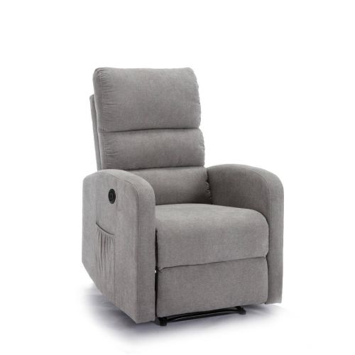 Sillón Relax Manual Tapizado en Tela LOTUS
