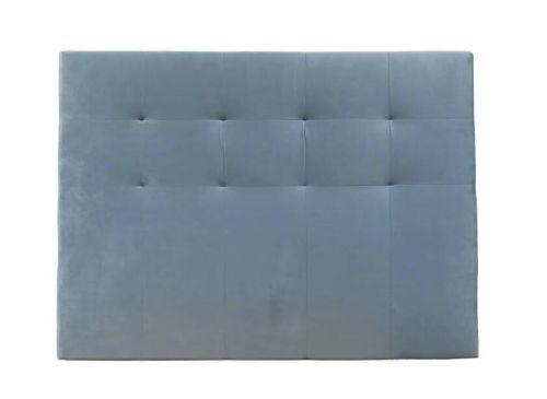 Cabecero 150 cm Tapizado en Piel Sintética OLSON II Gris MBLCAB0000023