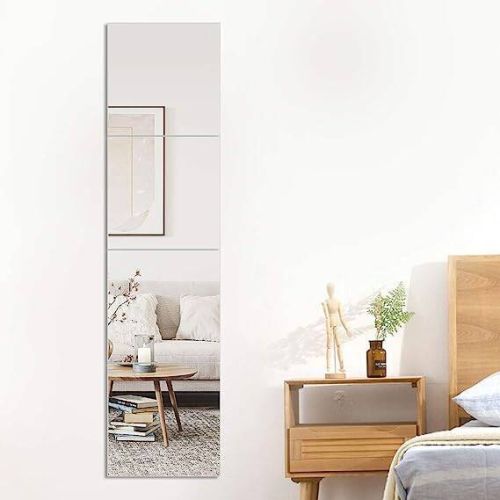 Espejo de Cristal 166 cm Borde Color Blanco NORDIC MBLDOR0000017