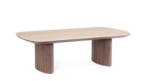 Mesa Auxiliar Rectangular Nogal y Travertino EZEKIEL 0747346