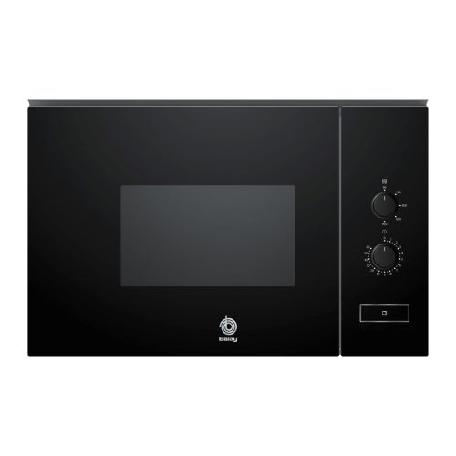 Microondas Balay integrable 20L sin grill cristal negro 3CP5002N3