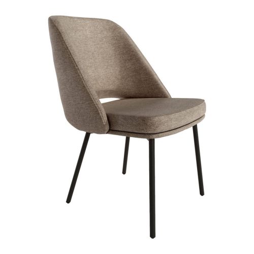 Silla de Comedor con patas Negras BEIRUT