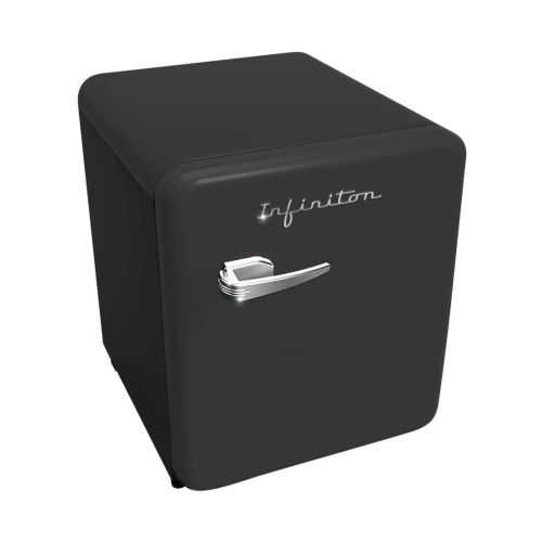 Frigorífico INFINITON 1 Puerta Negro Vintage 46L CLV49