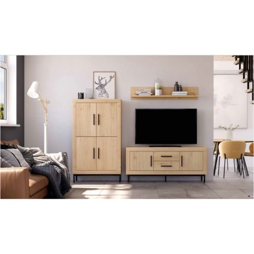 Conjunto de Salón MOON EVO Acabado Roble Nº 23