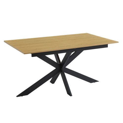 Mesa de Comedor Extensible MDF Negro KELLER