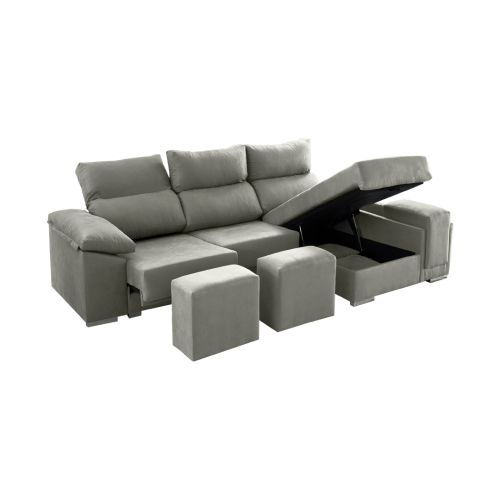 Sofá 2 plazas con Chaise Longue a la derecha Modelo Kenia
