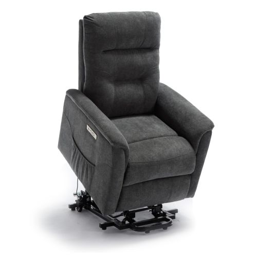 Sillón Relax Power Lift Tapizado en Tela ATLAS
