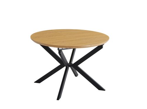 Mesa de Comedor Extensible MDF Negro WINSOR